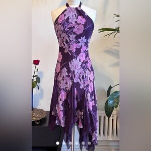 Floral Purple Dress